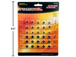 // BATTERIES ASST 30 PIÈCES